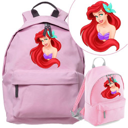 Plecak Szkolny Do Szkoły Róż ARIEL Mała Syrenka