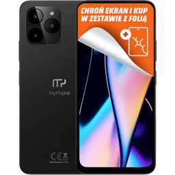 Smartfon MYPHONE N23 6/128GB Czarny (Cosmic Black)