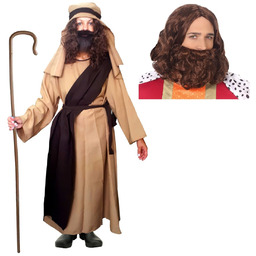 Zestaw Strój Józefa z Peruką 134/140 MK036