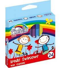 Kredki świecowe 24 kol. FIORELLO - X00676