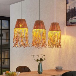 Lindby Liridona papierowa lampa wisząca 3-punktowa