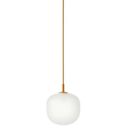 Lampa Wisząca Muuto, pomarańczowy, salon, szkło