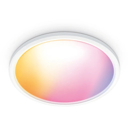 WiZ - SuperSlim Lampa Sufitowa 22W RGB White