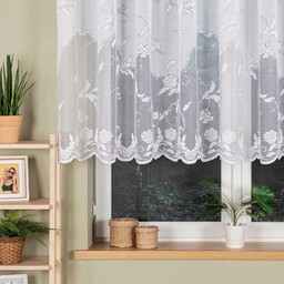 Mg Firana 23418M Biała 500x120cm Gotowa Obszyta M