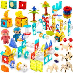 Klocki magnetyczne, dinozaury ze zjeżdżalnią, Ricokids