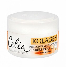 CELIA Kolagen Przeciwzmarszczkowy krem półtłusty do cery wrażliwej