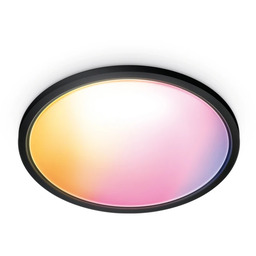 WiZ - SuperSlim Lampa Sufitowa 22W RGB Black