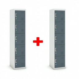 Szafka ubraniowa S3 pięciodrzwiowa , demontaż, zamek cylindryczny,