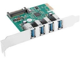 Lanberg kontroler PCI-E 4x USB 3.1