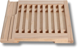 Deska drewniana bukowa z rowkami na okruchy 35x29