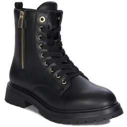 Tommy Hilfiger Botki Damskie Czarne-35