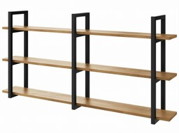 Półka wisząca na książki LOFT MEDIUM+R D3 60-160cm