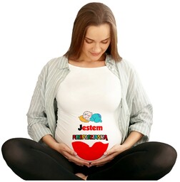 Koszulka ciążowa Przyszła Mama - Jestem Niespodzianką