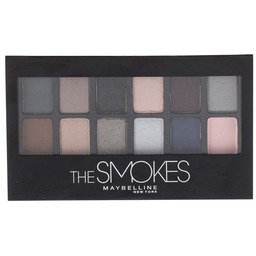 Maybelline The Smokes paletka cieni 12 odcieni smoky