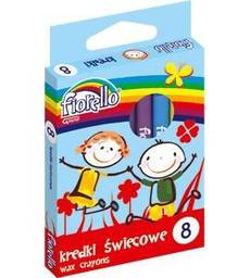 Kredki świecowe 8 kol. FIORELLO - X00681