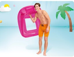 INTEX Materac fotel do pływania różowy 56802