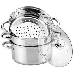 Kinghoff Garnek parowy 5L, stal nierdzewna, indukcja, zmywarka