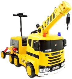 OLBRZYMI DŹWIG NA AKUMULATOR Z PODESTEM DLA RODZICA