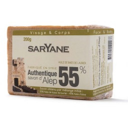 Tradycyjne mydło Aleppo 190g 55% oleju laurowego 45%