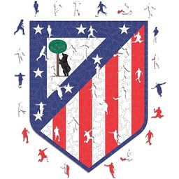 Iconic Puzzles Drewniane puzzle, unisex-dorośli, wielokolorowe, L, 500