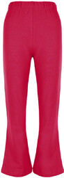 Dziewczęce legginsy dzwony, amarantowe, Tup Tup