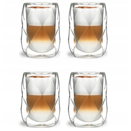 Szklanki Termiczne Do Kawy Latte Herbaty Geo 350ML