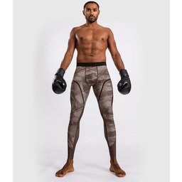Legginsy Męskie Sportowe Treningowe Venum Electron 3.0 Piaskowe