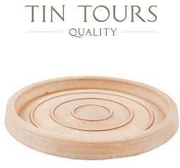 BEŻOWA PODSTAWKA POD DONICZKĘ 18/21x2 cm