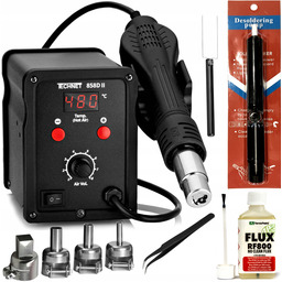 Stacja Lutownicza Lutownica 700W Hot Air 858D II