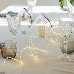 Sirius Łańcuch świetlny LED Kiki, srebrny, 200 cm