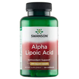 Swanson Alpha Lipoic Acid 300mg, 120 kaps.