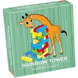 TACTIC Gra zręcznościowa Trendy Wooden Classic Rainbow Tower