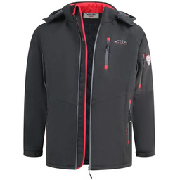 Duża Kurtka Męska Zimowa Softshell FRETWELL-D555