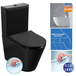 Kompakt WC premium 815x385x630 mm RIMLESS , odpływ