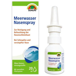 Spray do nosa z wodą morską, Sunlife Meerwasser