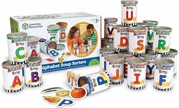 Learning Resources Sortowniki do Zup Alfabetycznych 208-Kawałek Zestaw