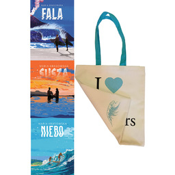 Fala/Susza/Niebo - zestaw z torbą