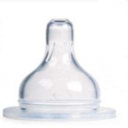 CANPOL BABIES Smoczek do butelek wolny przepływ 3+m