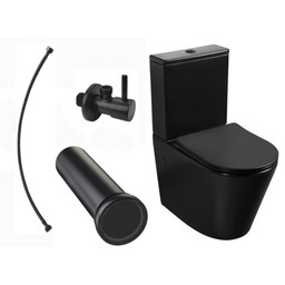 ZESTAW : Kompakt WC premium 815x385x630 mm RIMLESS
