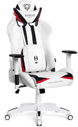 Fotel gamingowy Diablo X-Ray biało-czarny: King Size