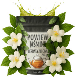 Powiew Jaśminu 50 g zielona herbata Gunpowder Temple