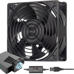 2X Wentylator Do Chłodzenia Routera Laptopa PS4 3