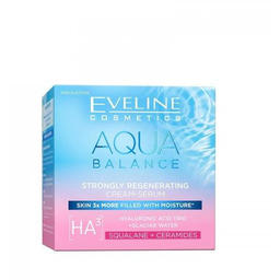 Eveline Aqua Balance Silnie regenerujący krem-serum do twarzy,