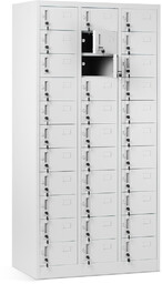 Szafka skrytkowa depozytowa pracownicza OLIVER, 900 x 1850