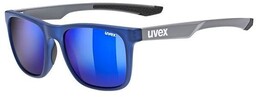 Okulary przeciwsłoneczne Uvex lgl 42 4514 niebiesko-szary