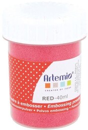 Puder do embossingu 40 ml - Czerwony