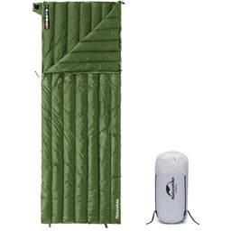 Naturehike Śpiwór Turystyczny Puchowy CWM295 Envelope CNK2300SD013 190x72cm