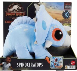 Jurassic World Maskotka Dinozaur z dźwiękiem Spinoceratops Rózia