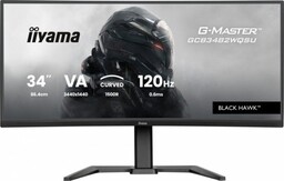 IIYAMA Monitor 34 cale G-Master GCB3482WQSU-B1,VA,UWQHD,120HZ,1500R, HDR400, 21:9,