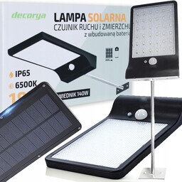 Latarnia Mocna Lampa Led Solarna Uliczna Elewacyjna Uchwyt
